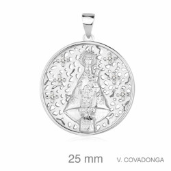 MEDALLA PLATA VIRGEN COVADONGA 7 ZTAS