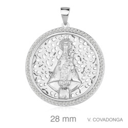 MEDALLA PLATA VIRGEN COVADONGA ZTAS